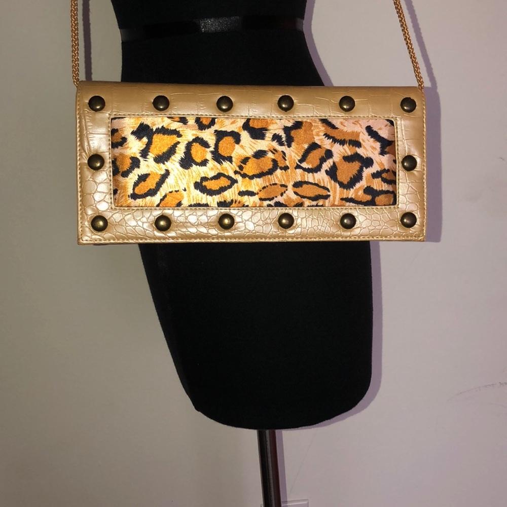 Leopard print purse